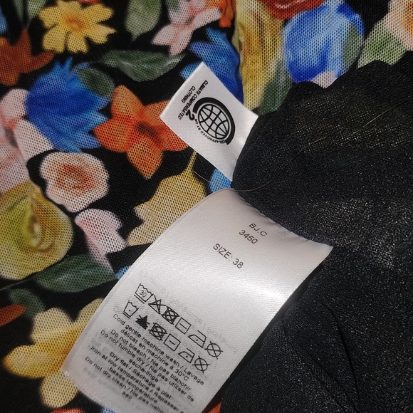 GANNI   Print mesh dress - Picture 9 of 11